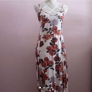 Summer floral maxi dress